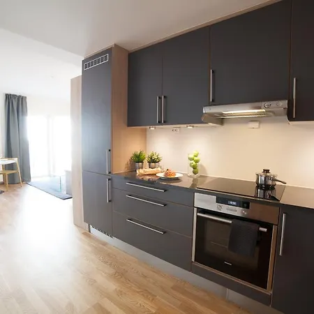 Апартаменты Bjorvika Apartments, Damsgard Area, Center *