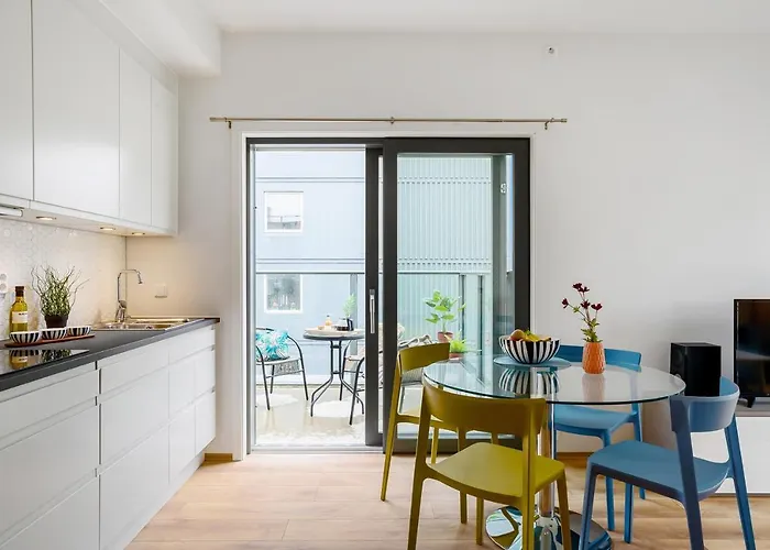 아파트 Bjorvika Apartments, Damsgard Area, Center