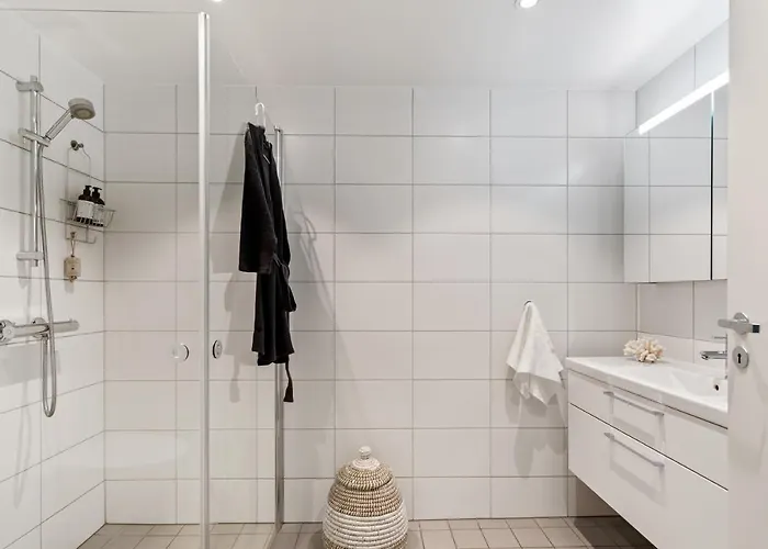 Daire Bjorvika Apartments, Damsgard Area, Bergen City Center