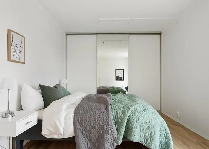 Daire Bjorvika Apartments, Damsgard Area, Bergen City Center Bergen