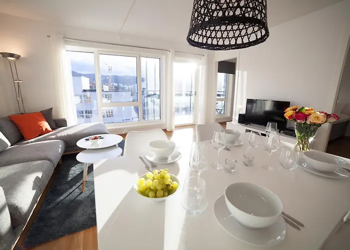 Bjorvika Apartments, Damsgard Area, Bergen City Center Daire Bergen