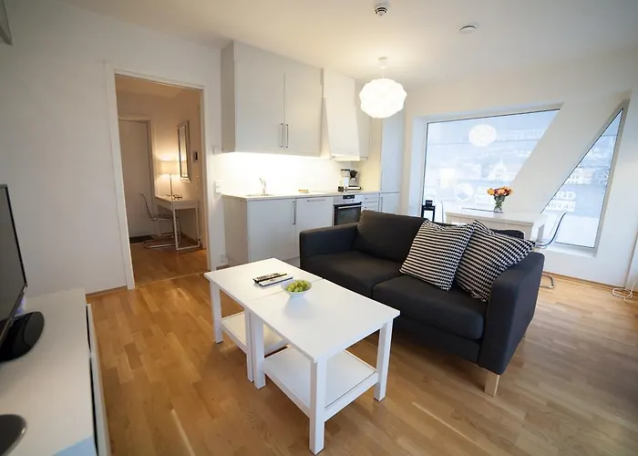 Appartamento Bjorvika Apartments, Damsgard Area, Center Bergen