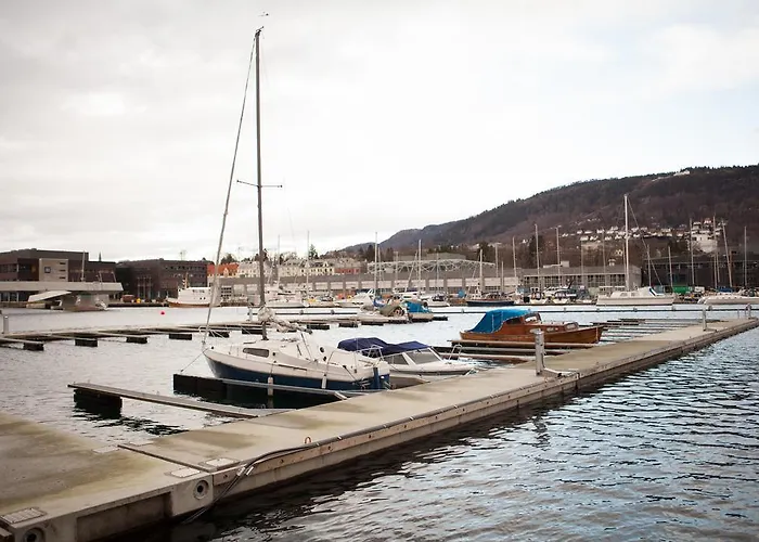 Daire Bjorvika Apartments, Damsgard Area, Bergen City Center *