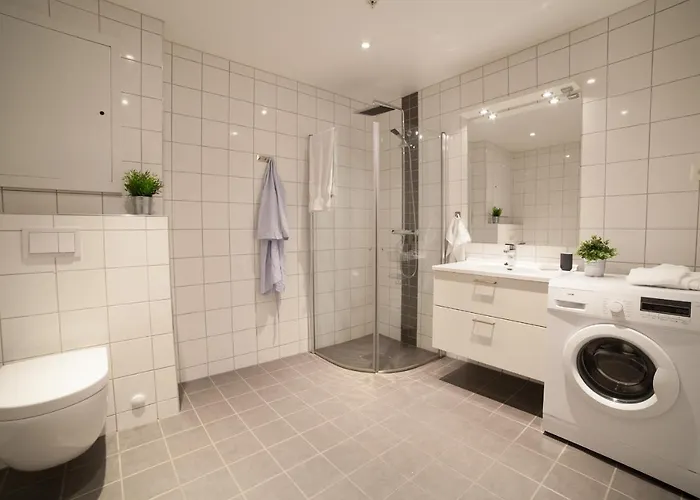 Daire Bjorvika Apartments, Damsgard Area, Bergen City Center Bergen